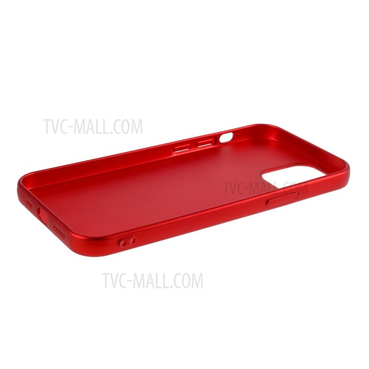 X-LEVEL Guardian Series Soft Matte TPU Mobile Phone Case Cover for iPhone 12 mini - Red-6