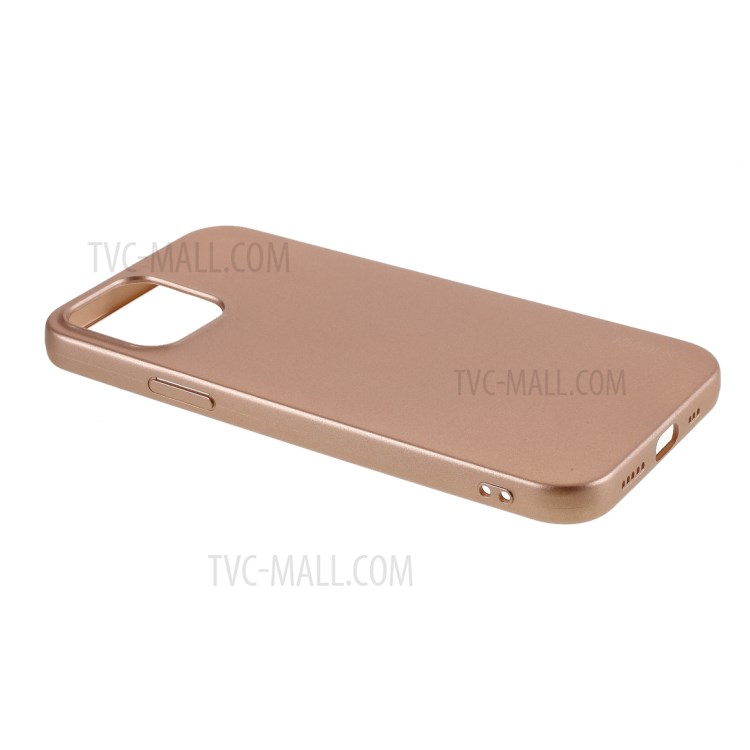 X-LEVEL Guardian Series Soft Matte TPU Mobile Phone Case Cover for iPhone 12 mini - Gold-5