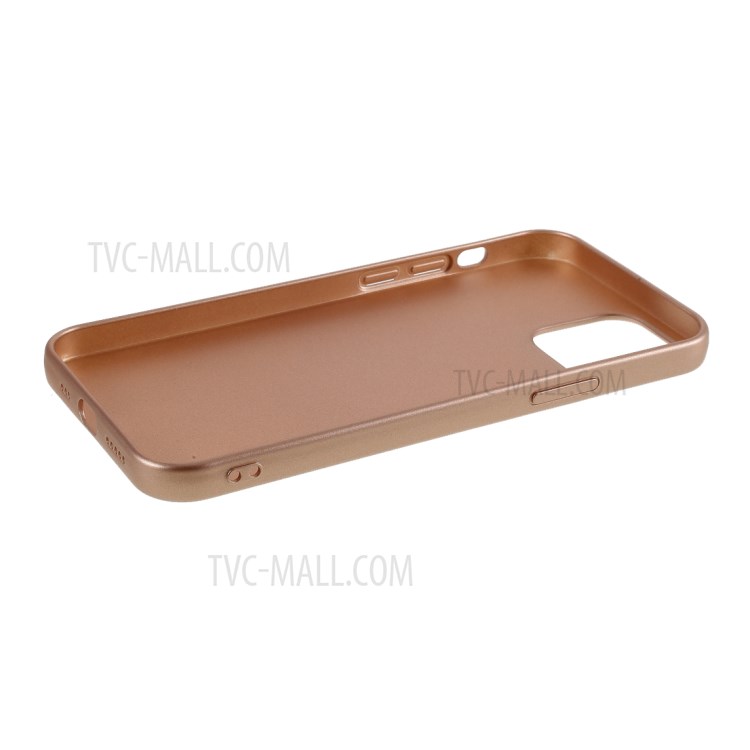 X-LEVEL Guardian Series Soft Matte TPU Mobile Phone Case Cover for iPhone 12 mini - Gold-6