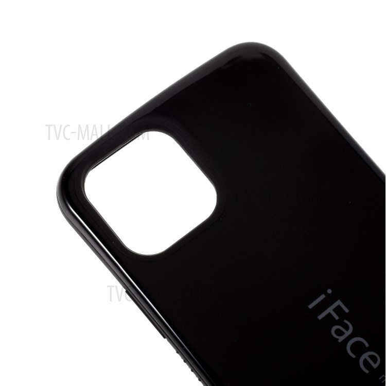 IFACE MALL PC + TPU Hybrid Case Accessory Glossy Shell for iPhone 12 mini - Black-8