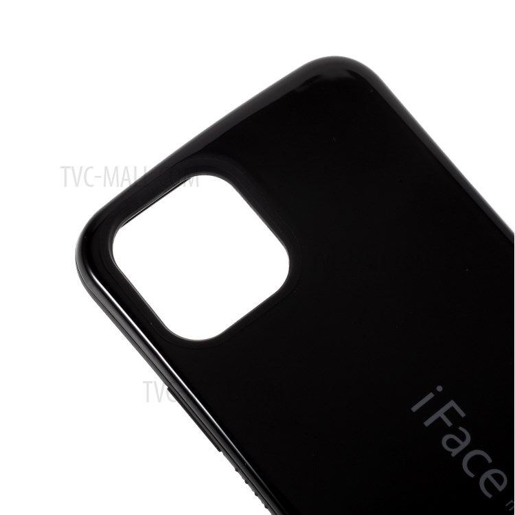 IFACE MALL PC + TPU Hybrid Case Accessory Glossy Shell for iPhone 12 5.4 inch - Black-8