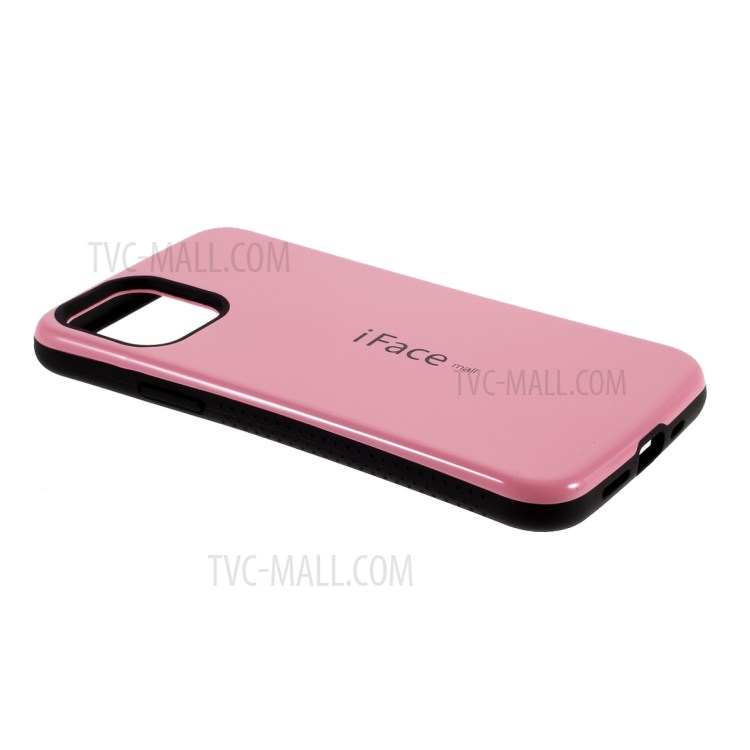 IFACE MALL PC + TPU Hybrid Case Accessory Glossy Cover for iPhone 12 Pro Max 6.7 inch - Pink-5