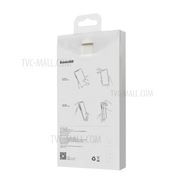 BASEUS Comfort Series Ultra-thin Matte PP Back Shell for iPhone 12 5.4 inch - Transparent Black-15