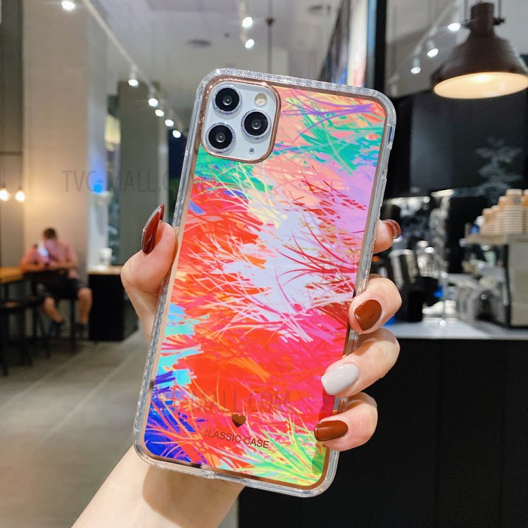 Painting Style IMD TPU Phone Case Stylish Cover for iPhone 12 Pro Max 6.7 inch - Style B-1