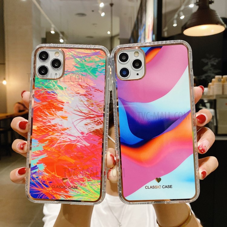 Painting Style IMD TPU Phone Case Stylish Cover for iPhone 12 Pro Max 6.7 inch - Style B-2