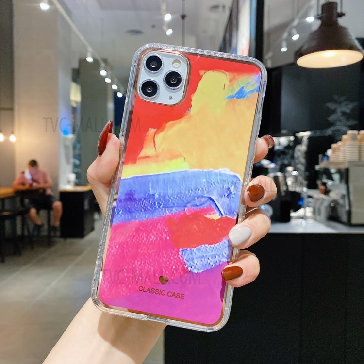 Painting Style IMD TPU Phone Cover for iPhone 12 mini - Style A-1