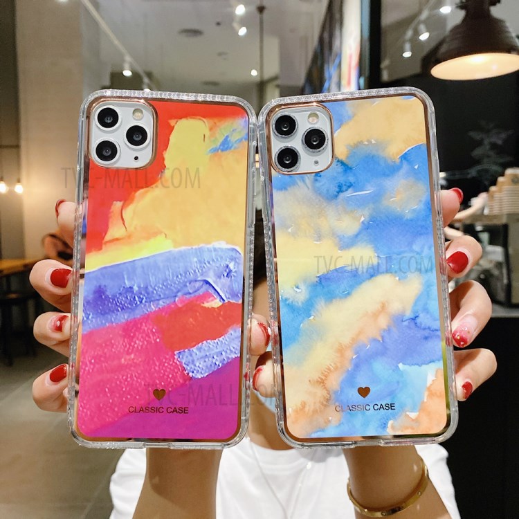 Painting Style IMD TPU Phone Cover for iPhone 12 mini - Style A-3