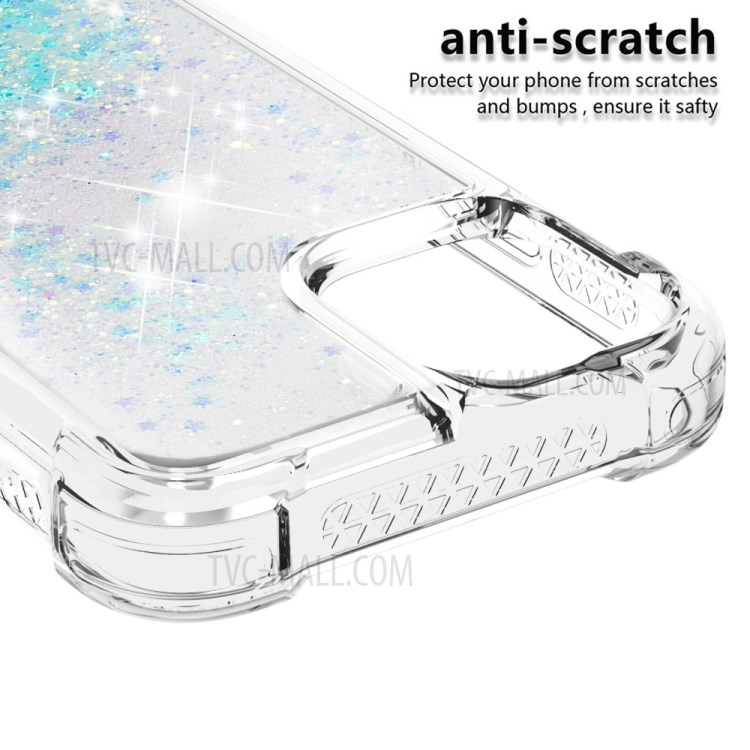 TPU Quicksand Style Cover for iPhone 12 Pro Max 6.7 inch - Baby Blue-4