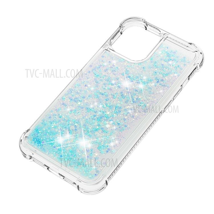 TPU Quicksand Style Cover for iPhone 12 Pro Max 6.7 inch - Baby Blue-6