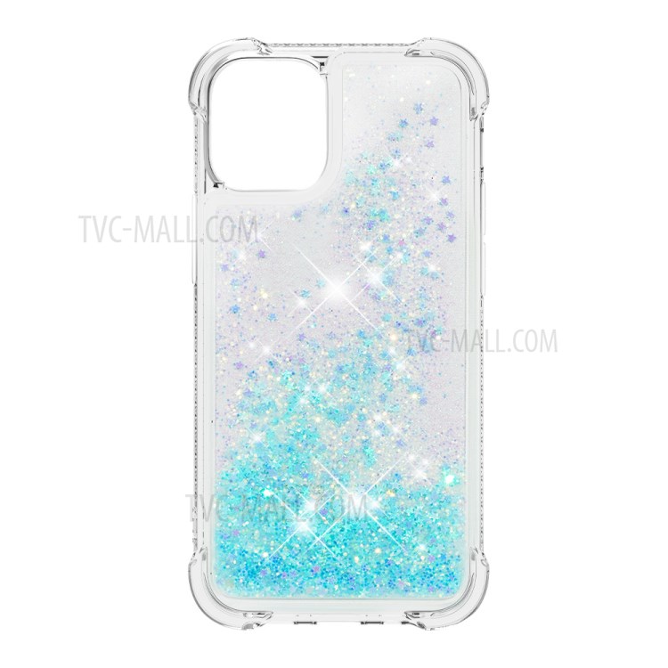 TPU Quicksand Inside Cover for iPhone 12 Pro/12 - Baby Blue-2