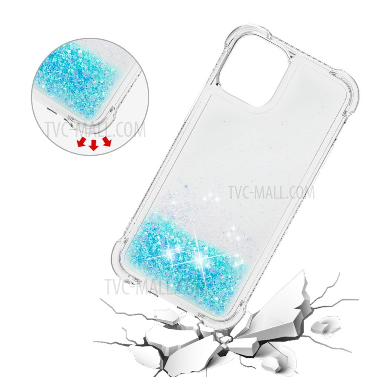 TPU Quicksand Inside Cover for iPhone 12 Pro/12 - Baby Blue-5