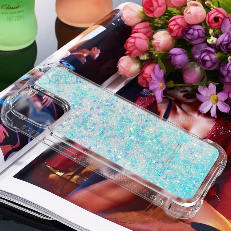 TPU Quicksand Inside Cover for iPhone 12 Pro/12 - Baby Blue-7