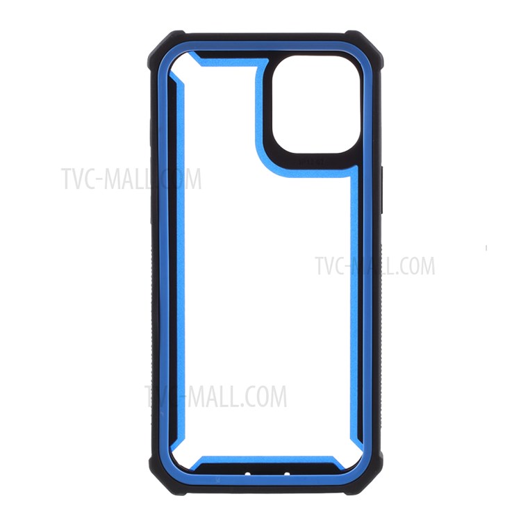 Anti-drop PC+TPU Cover for iPhone 12 mini - Black/Blue-3