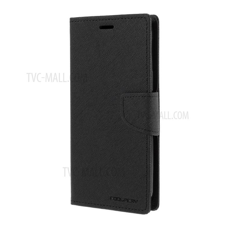 MERCURY GOOSPERY Leather Wallet Stand Case for iPhone 12 5.4-inch - Black-2