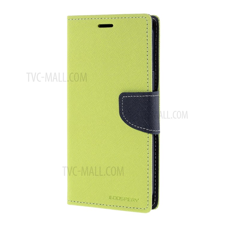 MERCURY GOOSPERY Leather Wallet Stand Case for iPhone 12 mini - Green-2