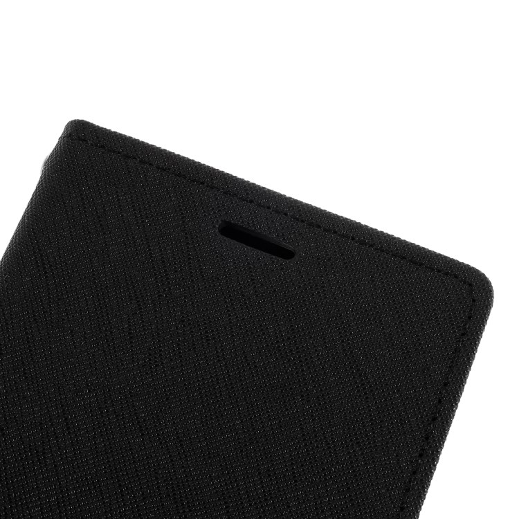 Mercury Goospery Leder Brieftasche Für Iphone 12 Pro Max 6,7 Zoll - Alles Schwarz-8