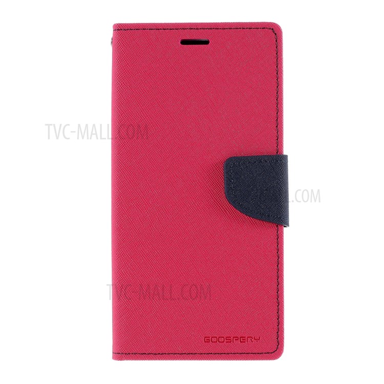 MERCURY GOOSPERY Leather Wallet Case for iPhone 12 Pro Max 6.7 inch - Rose-1