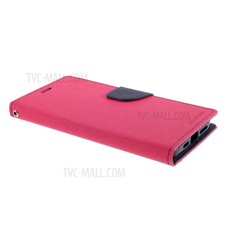 MERCURY GOOSPERY Leather Wallet Case for iPhone 12 Pro Max 6.7 inch - Rose-5