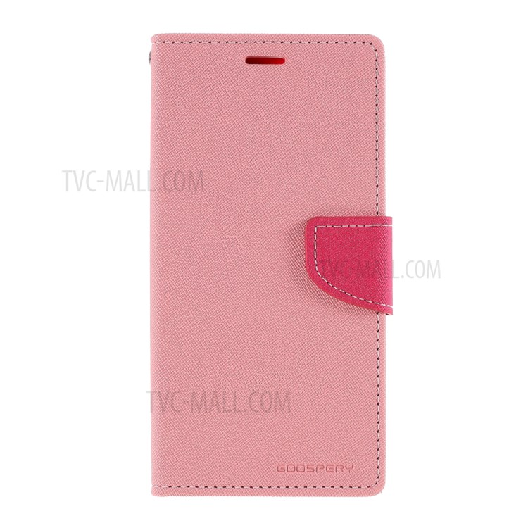 MERCURY GOOSPERY Leather Wallet Case for iPhone 12 Pro Max 6.7 inch - Pink-1