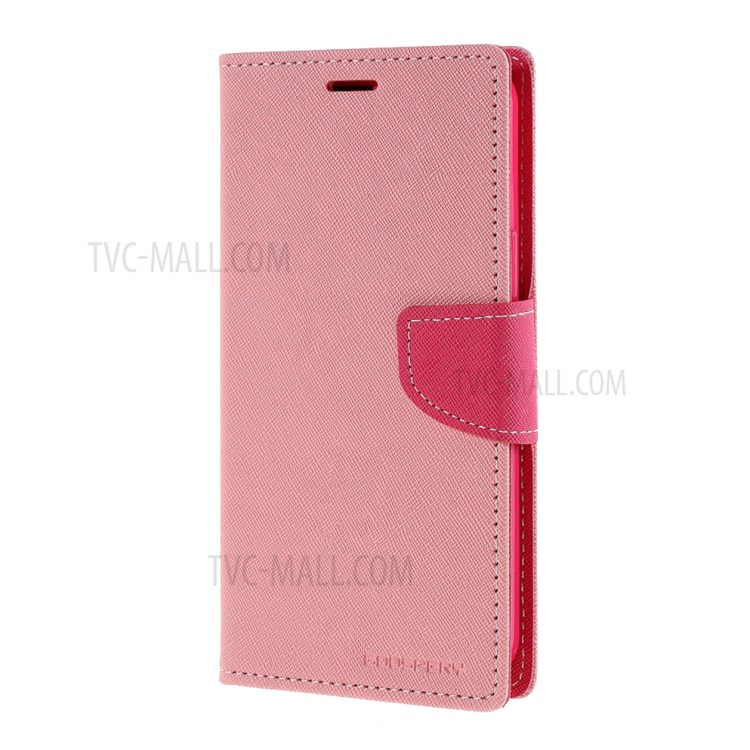MERCURY GOOSPERY Leather Wallet Case for iPhone 12 Pro Max 6.7 inch - Pink-2
