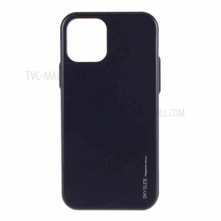 MERCURY GOOSPERY Sky Series Slide Card Slot PC TPU Phone Cover for iPhone 12 5.4-inch - Black-1