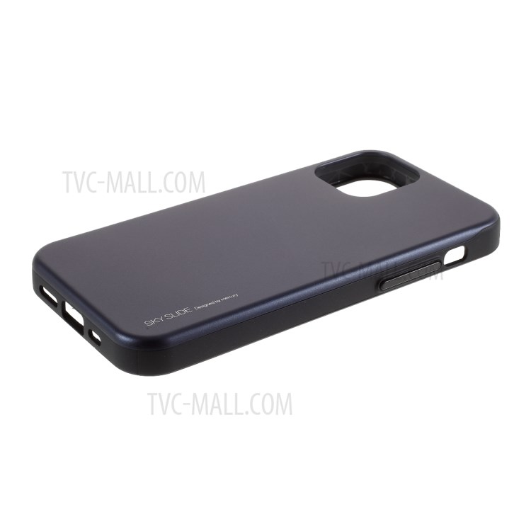 MERCURY GOOSPERY Sky Series Slide Card Slot PC TPU Phone Cover for iPhone 12 5.4-inch - Black-4