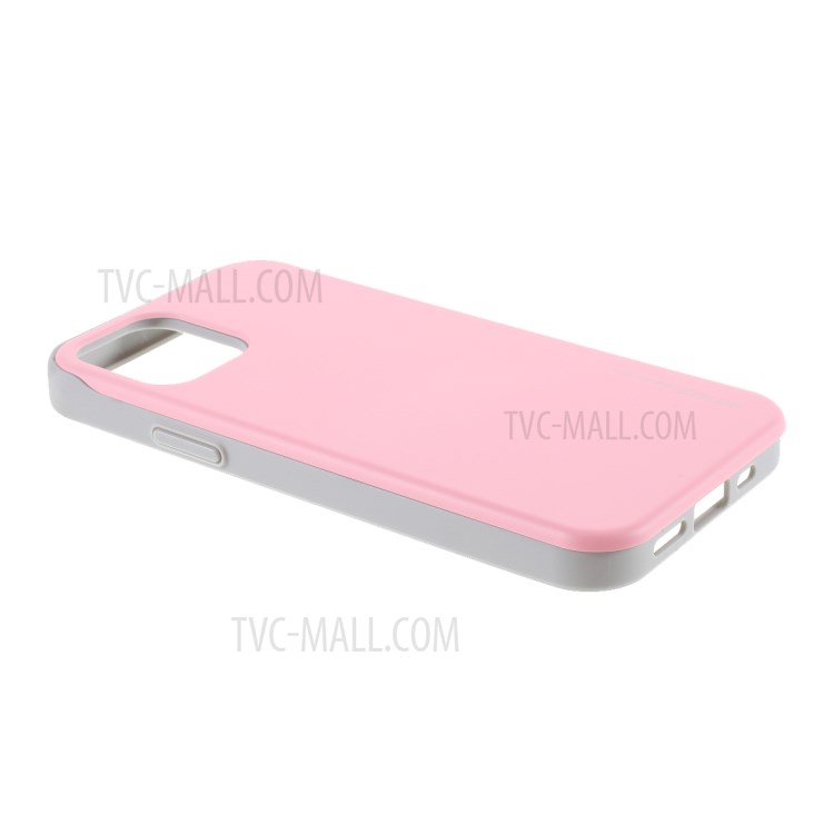 MERCURY GOOSPERY Sky Series Slide Card Slot PC TPU Phone Cover for iPhone 12 Pro/12 - Pink-5