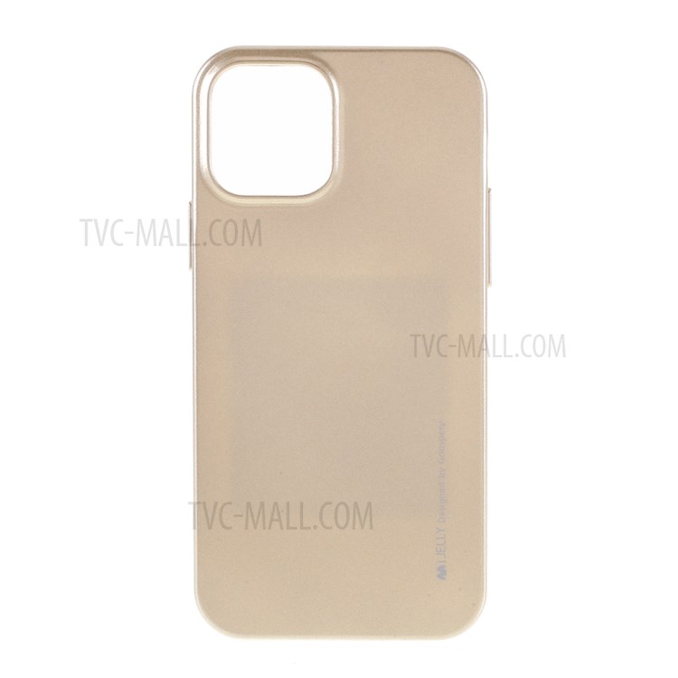 MERCURY GOOSPERY i JELLY TPU Phone Case for iPhone 12 mini - Gold-1