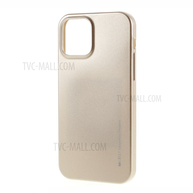 MERCURY GOOSPERY i JELLY TPU Phone Case for iPhone 12 mini - Gold-3