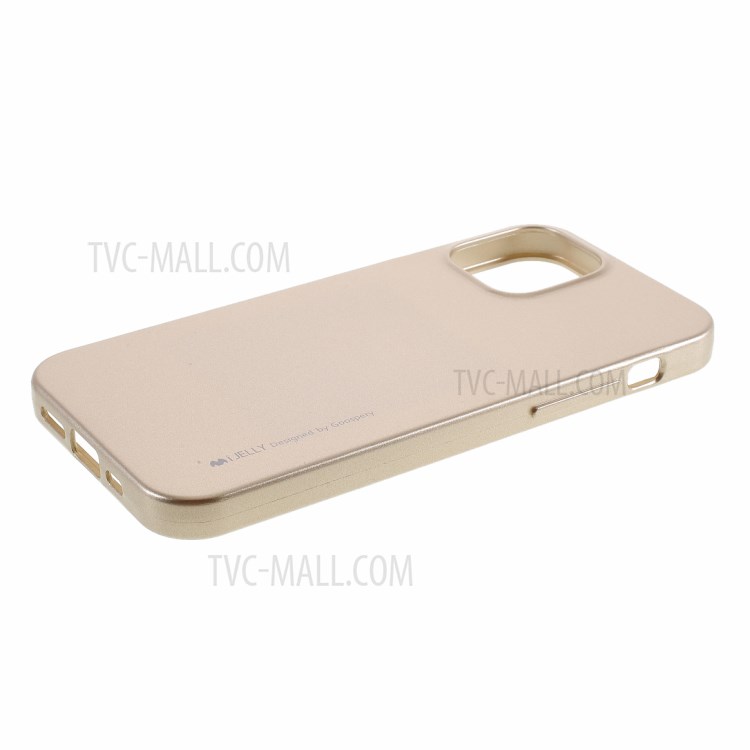 MERCURY GOOSPERY i JELLY TPU Phone Case for iPhone 12 mini - Gold-4