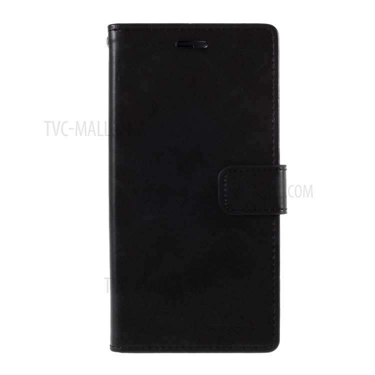 MERCURY GOOSPERY Blue Moon Leather Wallet Stand Case for iPhone 12 Pro/12 - Black-1