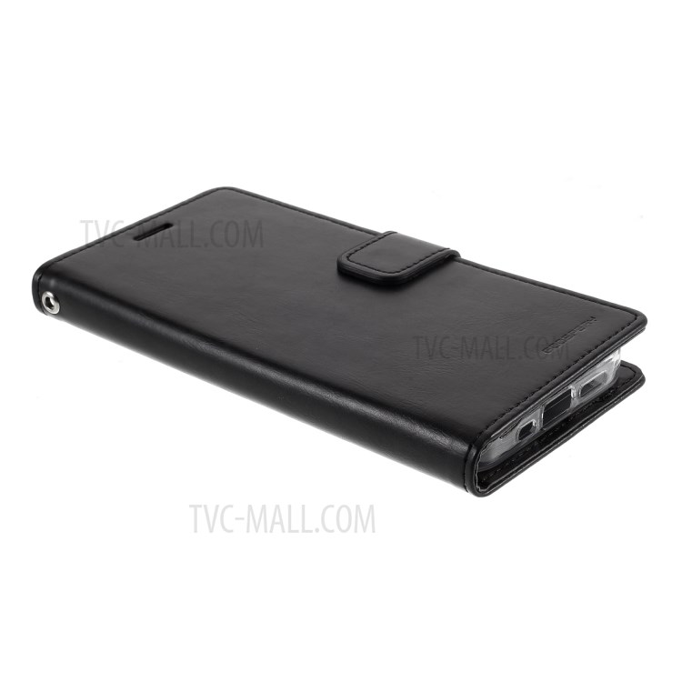 MERCURY GOOSPERY Blue Moon Leather Wallet Stand Case for iPhone 12 Pro/12 - Black-5