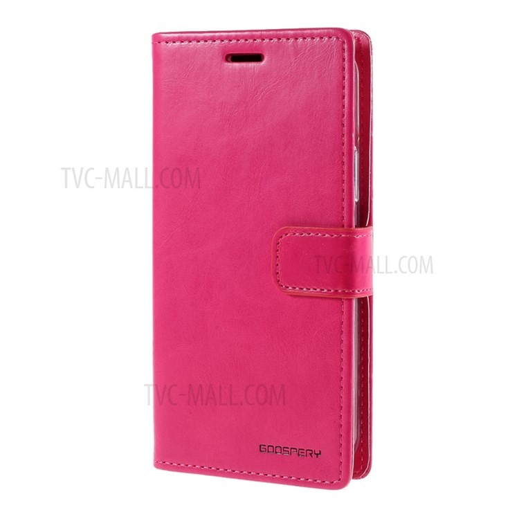 MERCURY GOOSPERY Blue Moon Leather Wallet Stand Case for iPhone 12 Pro/12 - Rose-2
