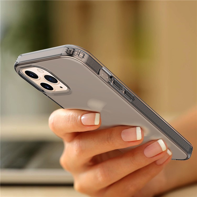 2.5mm Non-slip Frame Thicken Soft TPU Shell for iPhone 12 Pro Max 6.7 inch - Grey-6