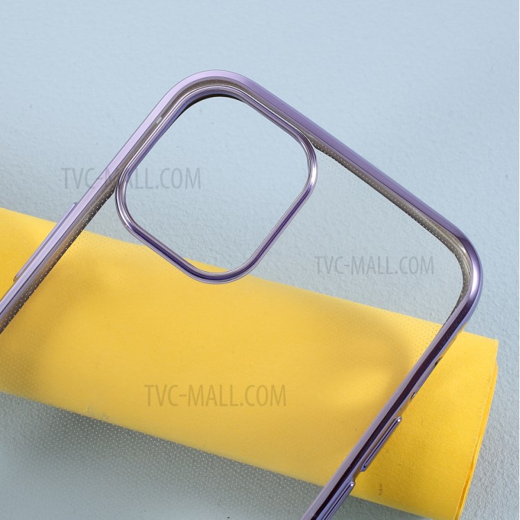 Electroplated TPU Protective Phone Case for iPhone 12 mini - Purple-3