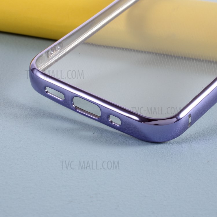 Electroplated TPU Protective Phone Case for iPhone 12 mini - Purple-4