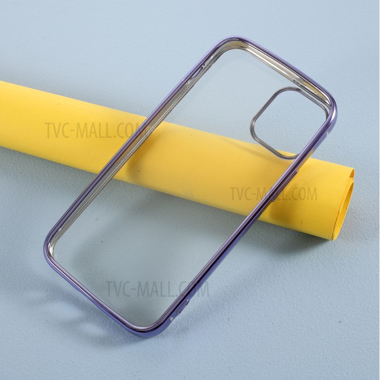 Electroplated TPU Protective Phone Case for iPhone 12 mini - Purple-5