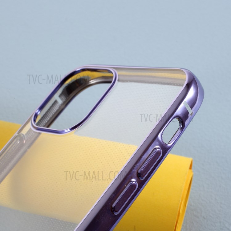 Electroplated TPU Protective Phone Case for iPhone 12 mini - Purple-6