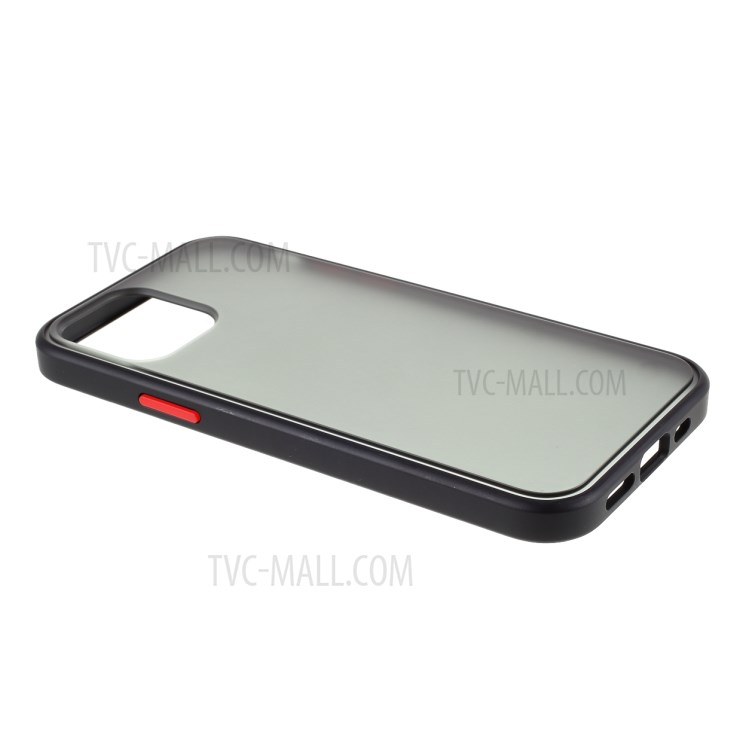 Matte Acrylic + TPU 2-in-1 Mobile Phone Cover for iPhone 12 5.4 inch - Black-5