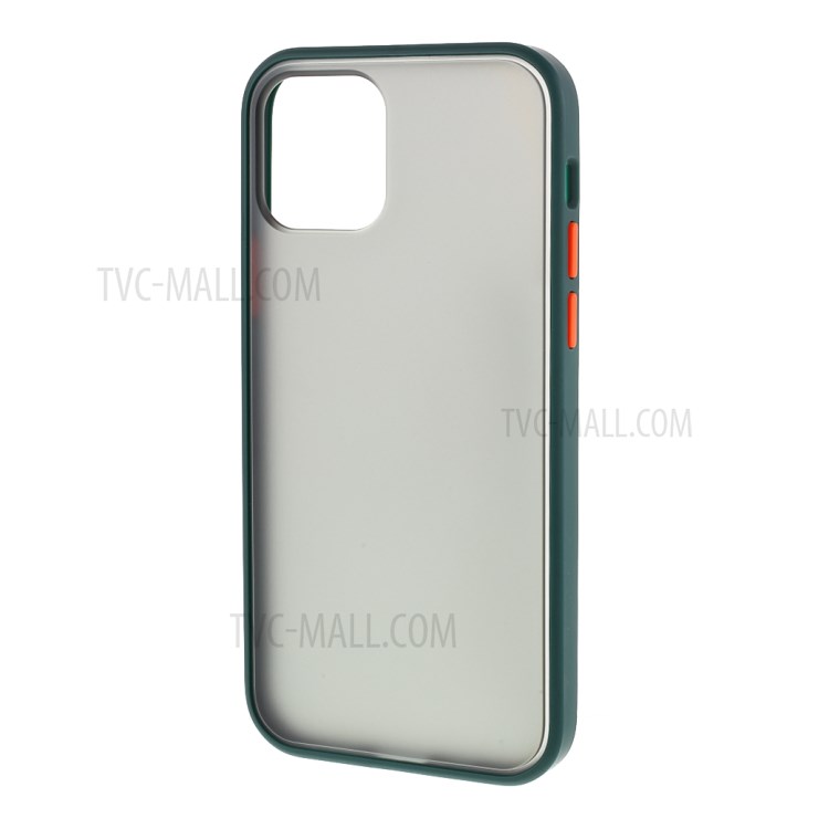 Matte Acrylic + TPU 2-in-1 Mobile Phone Cover for iPhone 12 mini - Green-2