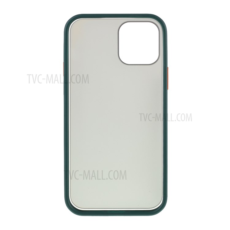 Matte Acrylic + TPU 2-in-1 Mobile Phone Cover for iPhone 12 mini - Green-3