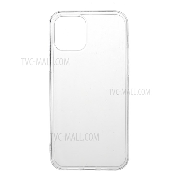 Drop-proof Clear TPU Mobile Phone Back Case for iPhone 12 Pro Max 6.7 inch-1