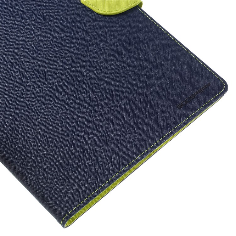 MERCURY GOOSPERY Wallet Leather Flip Case for iPad Pro 9.7 inch - Dark Blue-4