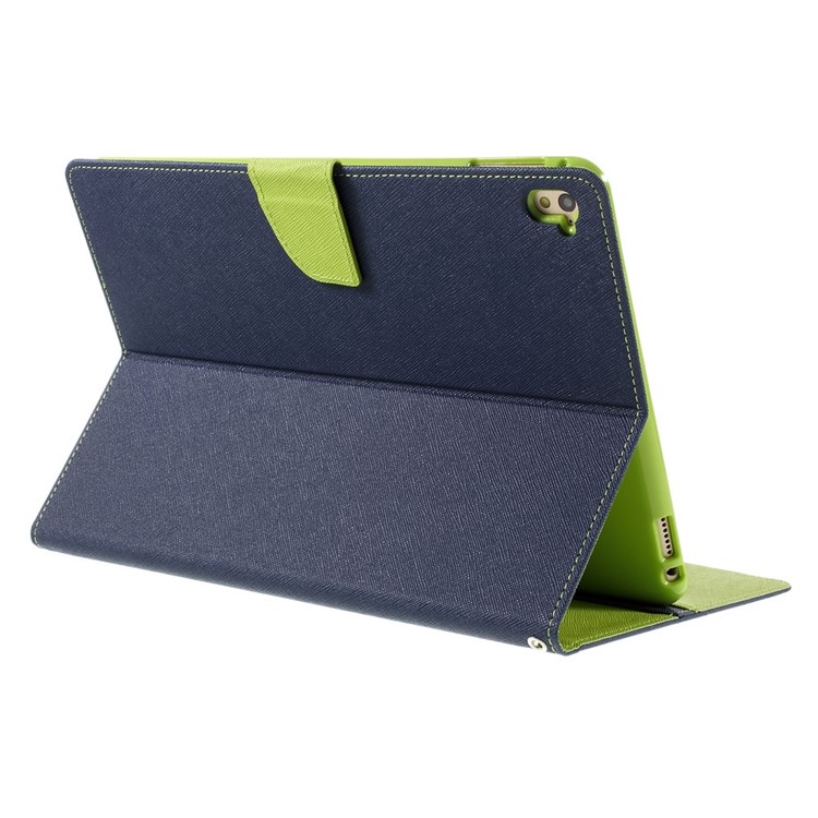 MERCURY GOOSPERY Wallet Leather Flip Case for iPad Pro 9.7 inch - Dark Blue-6