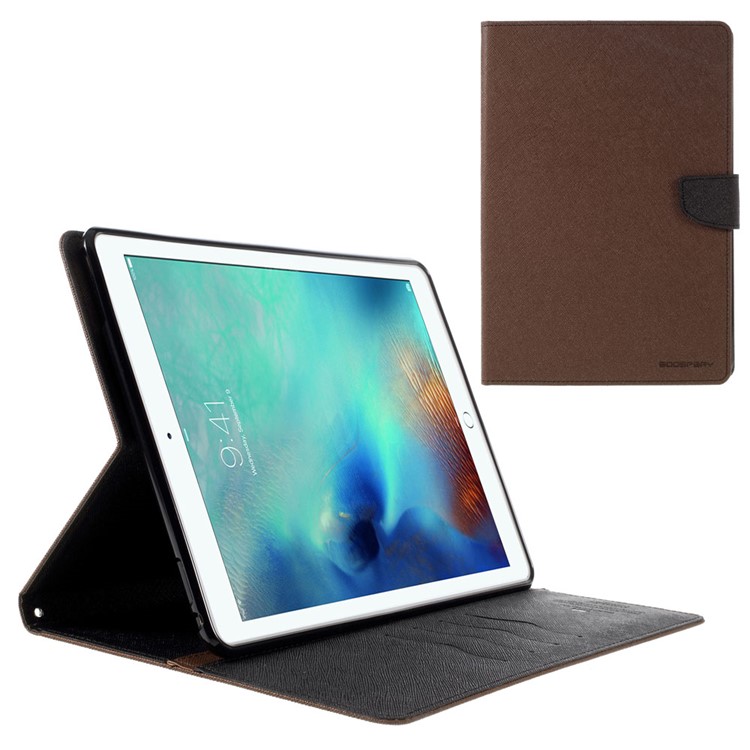 

MERCURY GOOSPERY Wallet Leather Case for iPad Pro 9.7 inch - Brown