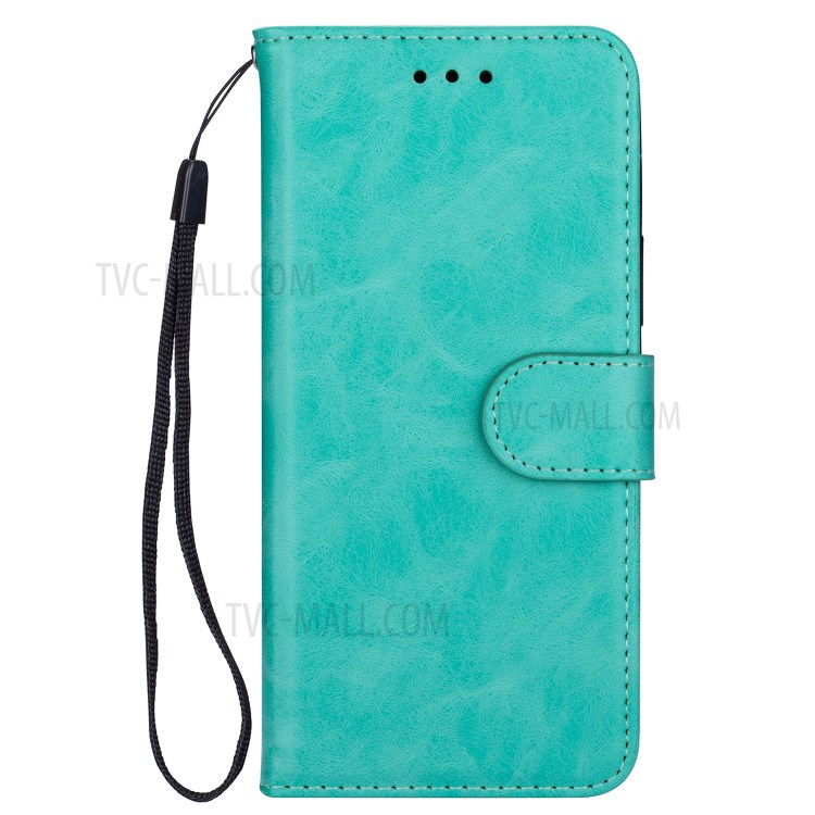 Crazy Horse Surface Leather Cover for iPhone 12 Pro/12 - Green-2