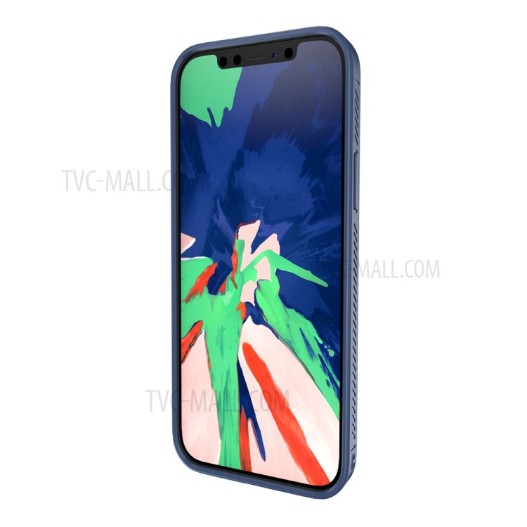 Butterfly Style TPU Phone Case for iPhone 12 Pro/12 - Blue-5