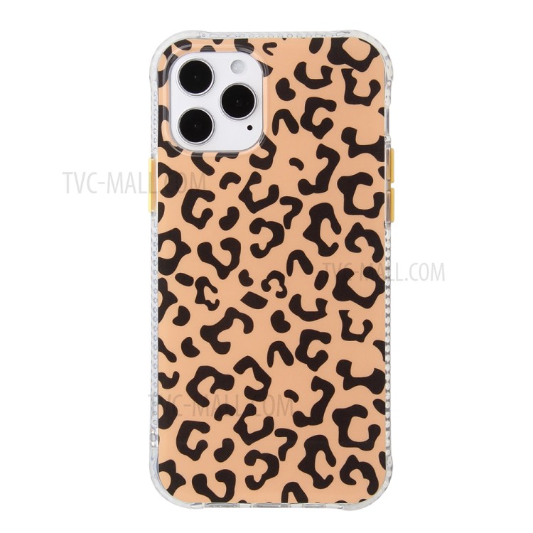 Leopard Pattern PC + TPU Hybrid Case for iPhone 12 Pro Max 6.7 inch - Brown-2