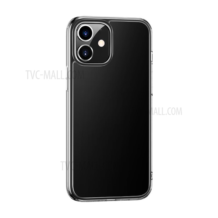 USAMS US-BH611 Minni Series Clear Tempered Glass + TPU Hybrid Phone Cover for iPhone 12 mini - Transparent-1