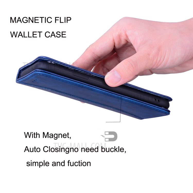 Business Style Splicing Shell Auto-absorbed Leather Wallet Case for iPhone 7/8/SE (2nd Generation) - Baby Blue-9